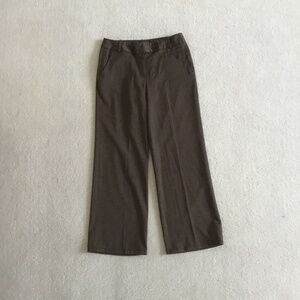 Larry Levine stretch size 6 brown trousers